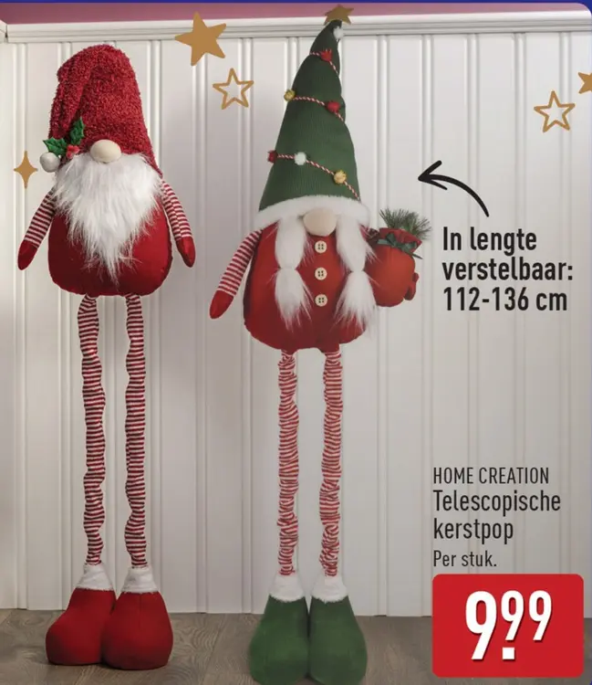 Aanbieding: Telescopische kerstpop