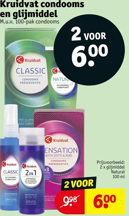 Promotie: Condooms en glijmiddel