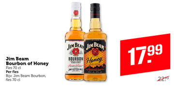 Aanbieding: Jim Beam Bourbon of Honey