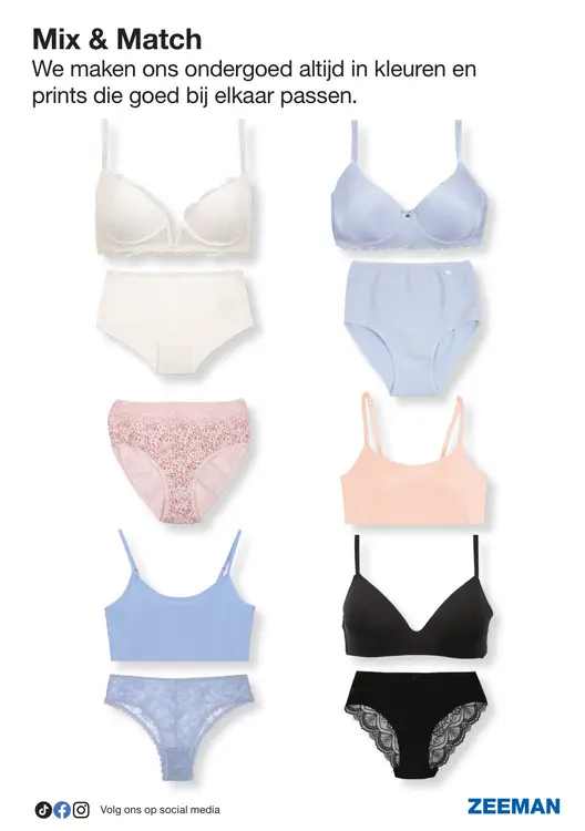 Promotie: Mix & Match Lingerie