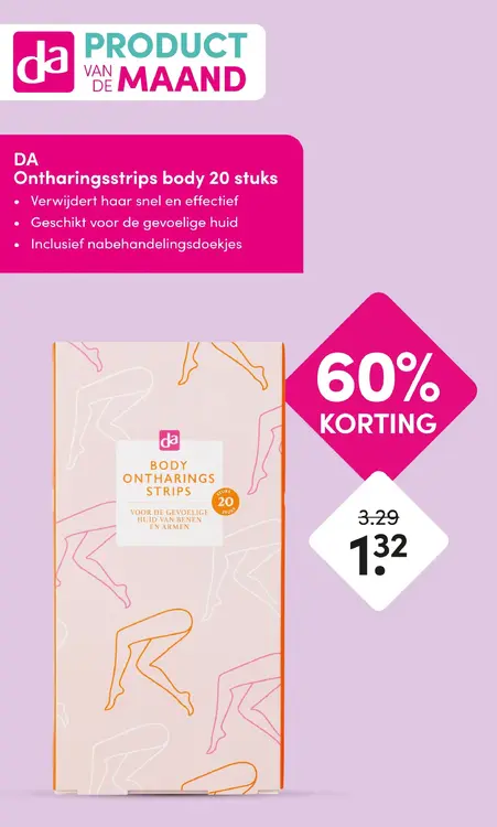 Aanbieding: Body ontharings strips