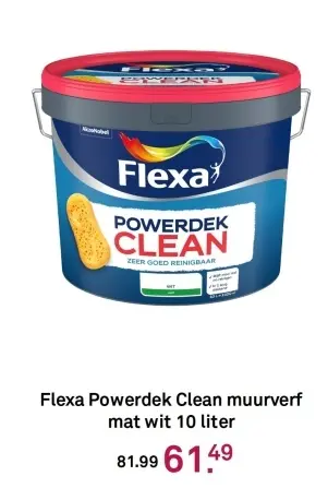 Aanbieding: Powerdek Clean muurverf mat wit