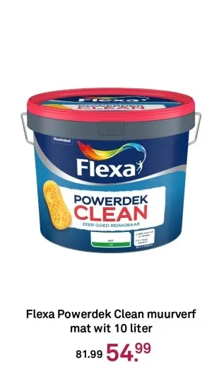 Aanbieding: Powerdek Clean muurverf mat wit