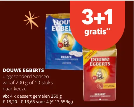 Promotie: Douwe egberts