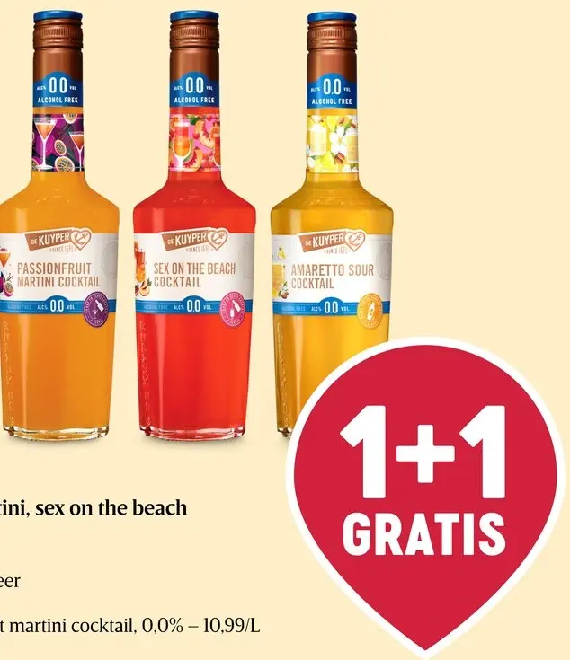 Promotie: De Kuyper Mocktail