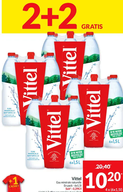 Offre: Eau minérale naturelle
