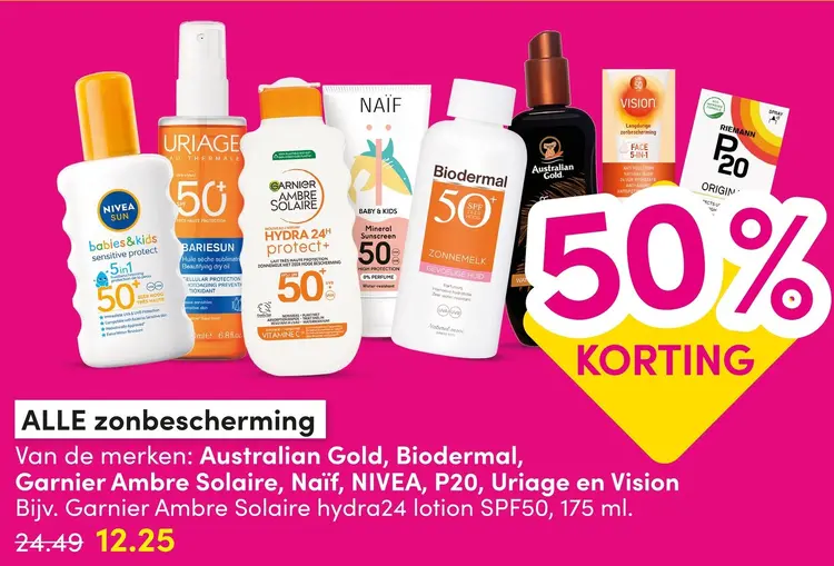 Aanbieding: Zonbescherming