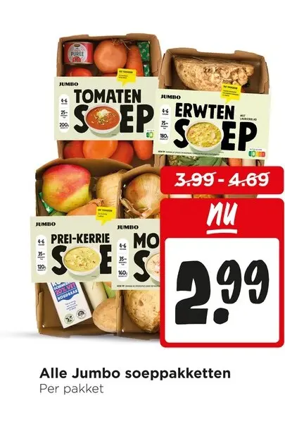 Aanbieding: Alle Jumbo soeppakketten