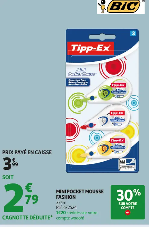 Offre: Mini pocket mousse fashion