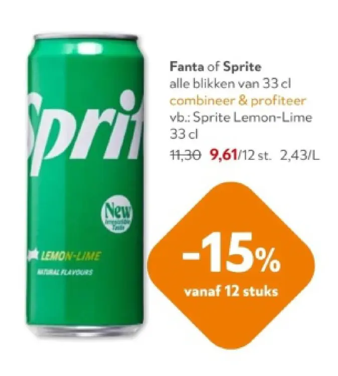 Promotie: Fanta of Sprite