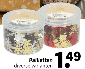 Aanbieding: Pailletten