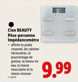 Offre: Pèse-personne impédancemètre