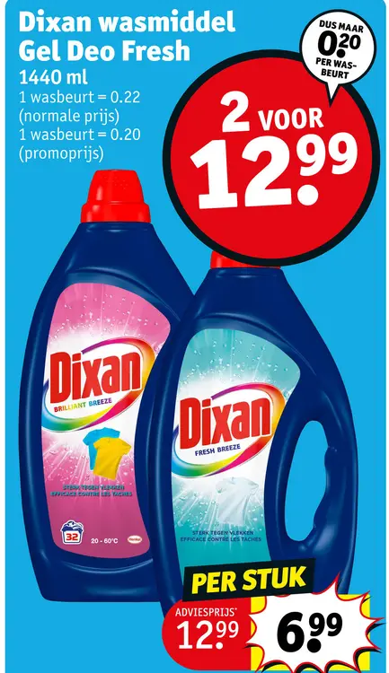 Promotie: Gel Deo Fresh wasmiddel