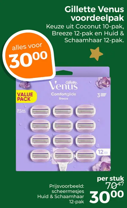 Aanbieding: Gillette Venus voordeelpak