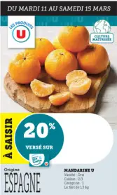 Aanbieding: MANDARINE U