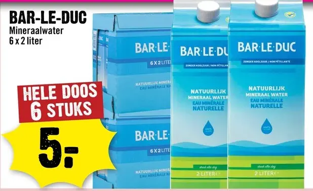 Aanbieding: Mineraalwater