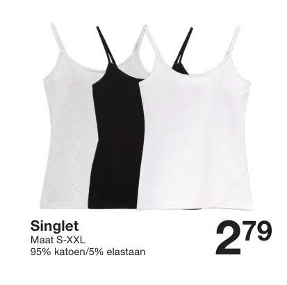 Aanbieding: Singlet