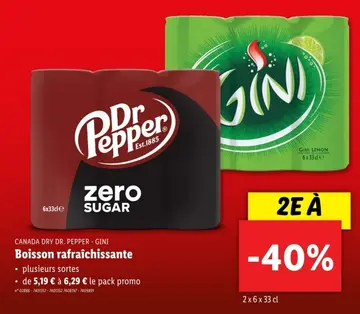 Offre: Boisson rafraîchissante