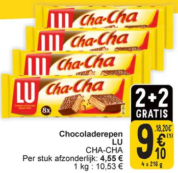 Aanbieding: Chocoladerepen