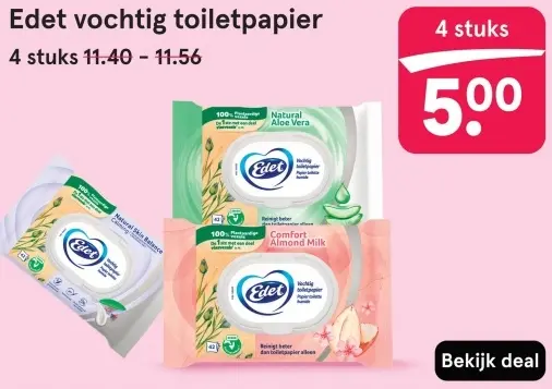 Aanbieding: Vochtig toiletpapier