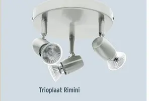 Promotie: Trioplaat Rimini