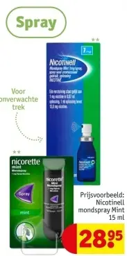 Aanbieding: Nicotinell mondspray Mint