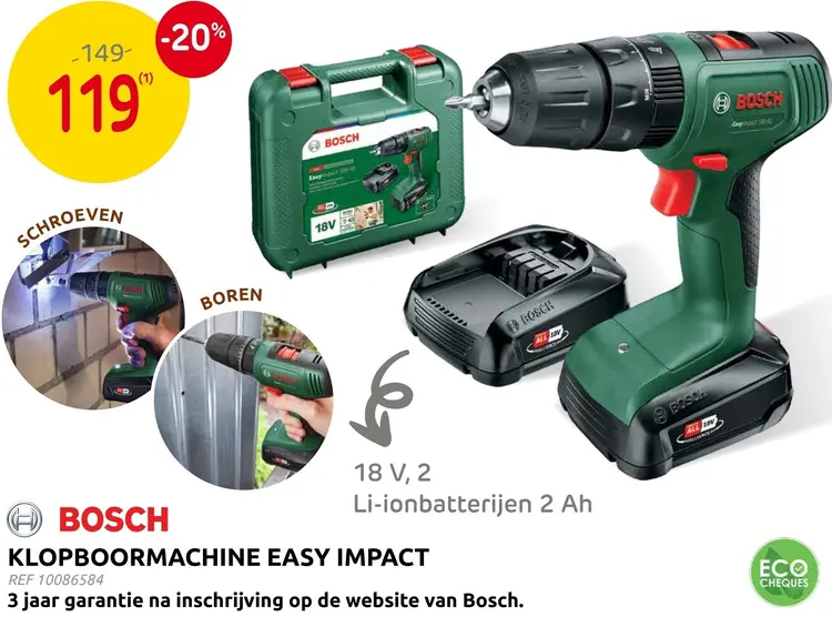 Promotie: Klopboormachine Easy Impact