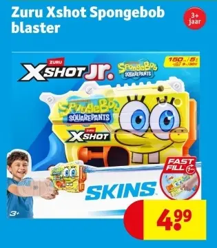 Promotie: Xshot Spongebob blaster