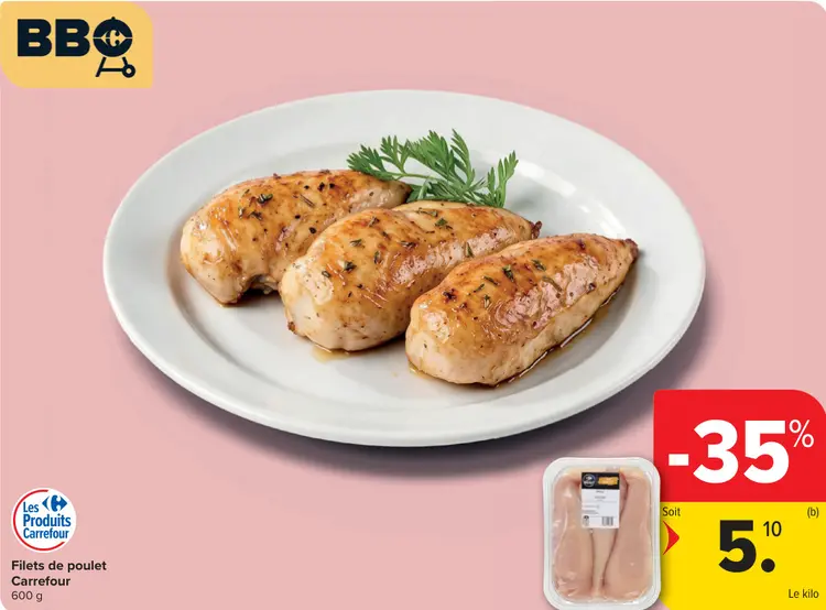 Offre: Filets de poulet