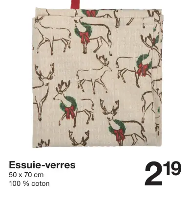 Offre: Essuie-verres