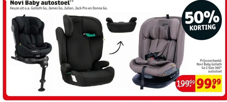 Aanbieding: Novi Baby autostoel