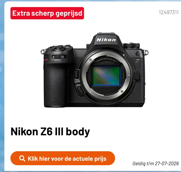 Aanbieding: Z6 III body
