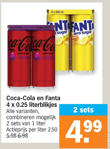 Promotie: Coca-Cola en Fanta