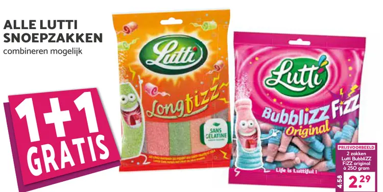 Aanbieding: Lutti snoepzakken