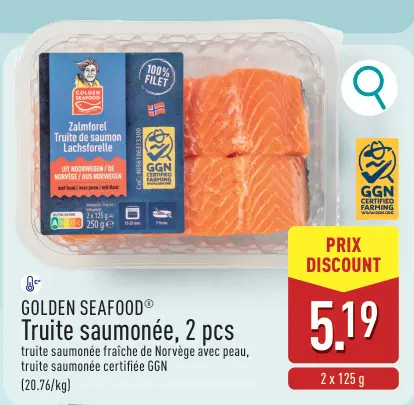 Offre: Truite saumonée