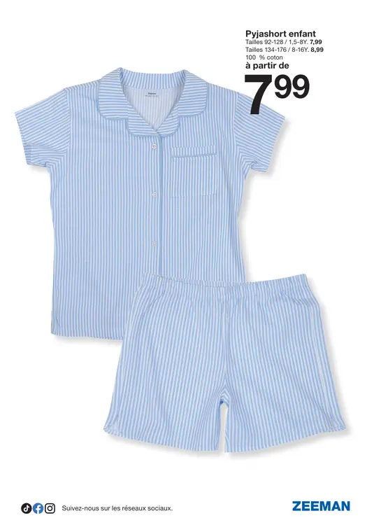 Offre: Pyjashort enfant