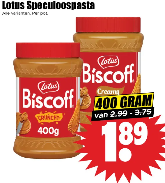 Aanbieding: Speculoospasta