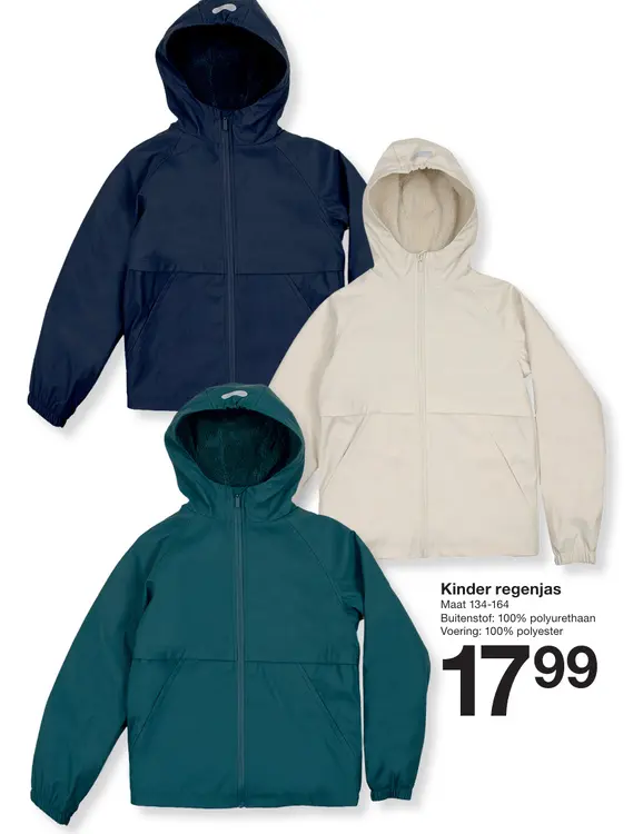 Promotie: Kinder regenjas