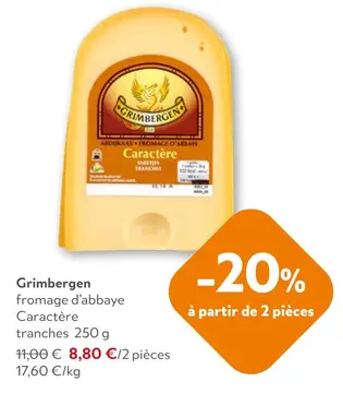 Offre: Grimbergen Caractère