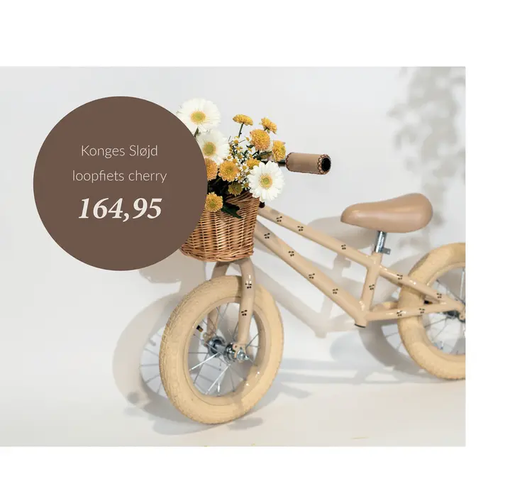 Aanbieding: Loopfiets cherry
