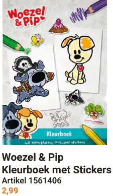 Aanbieding: Kleurboek met Stickers