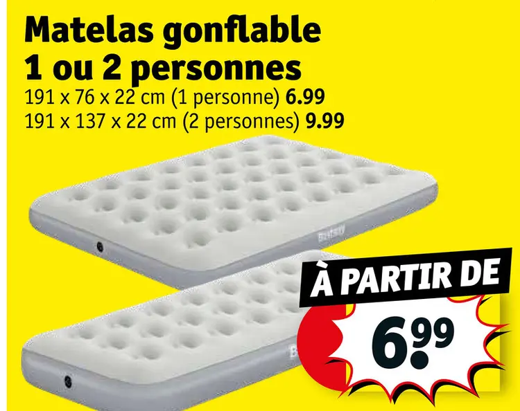 Offre: Matelas gonflable