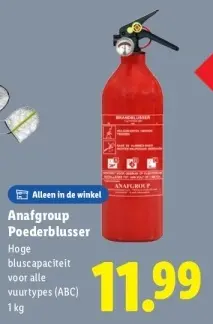 Aanbieding: Anafgroup Poederblusser