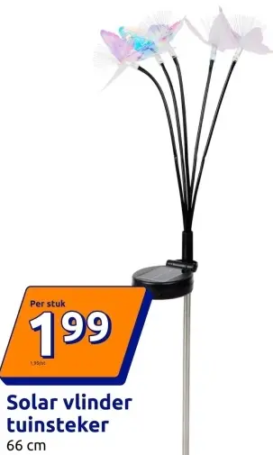 Aanbieding: Solar vlinder tuinsteker