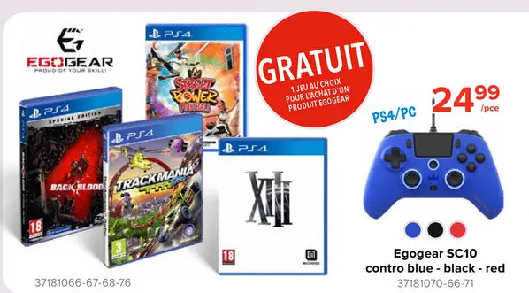 Offre: Egogear SC10 contro