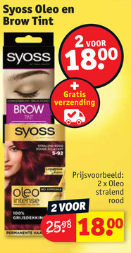 Aanbieding: Syoss Oleo en Brow Tint