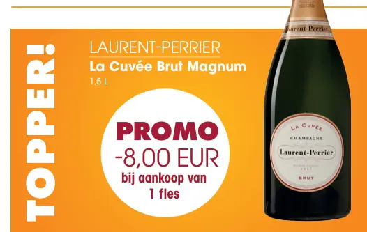 Promotie: Laurent-Perrier La Cuvée Brut Magnum