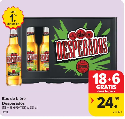 Offre: Bac de bière