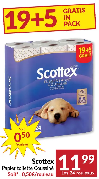 Offre: Papier toilette Coussiné