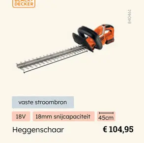 Aanbieding: Heggenschaar
